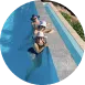 people in a swimming pool