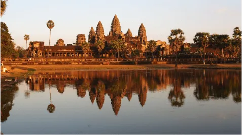 Wide view of Angkor Wat