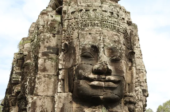 Bayon temple faces